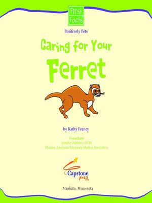 cover image of Caring for Your Ferret